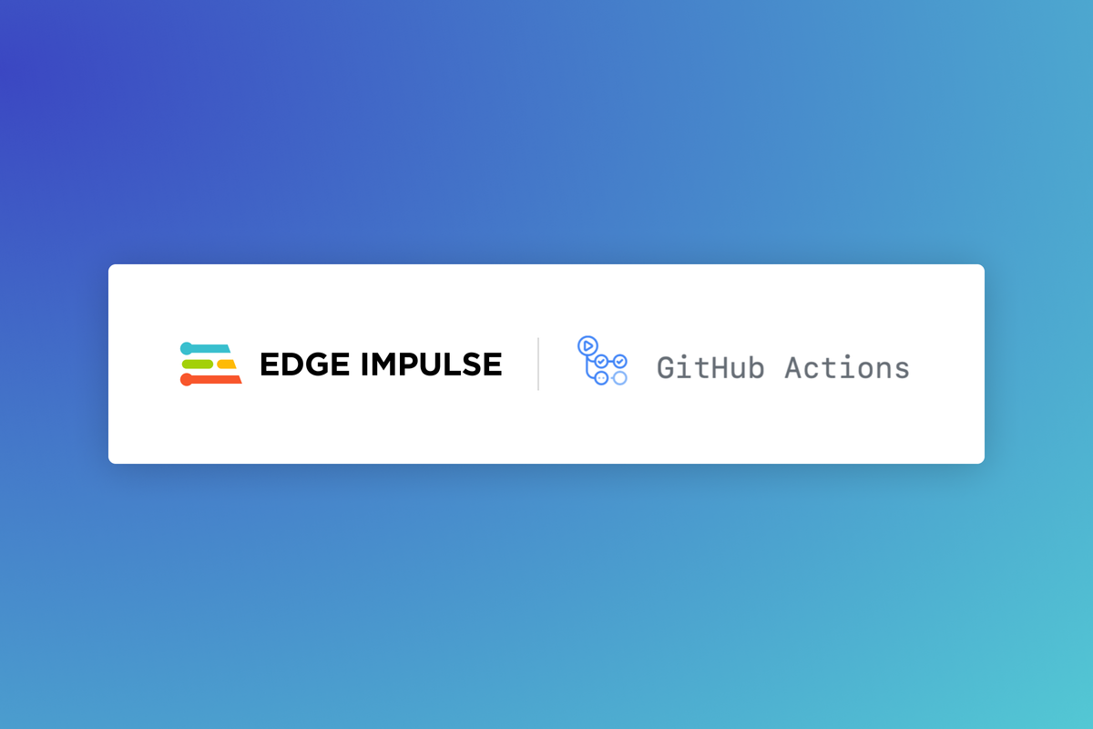 Integrate Your Github Workflow With Edge Impulse Studio