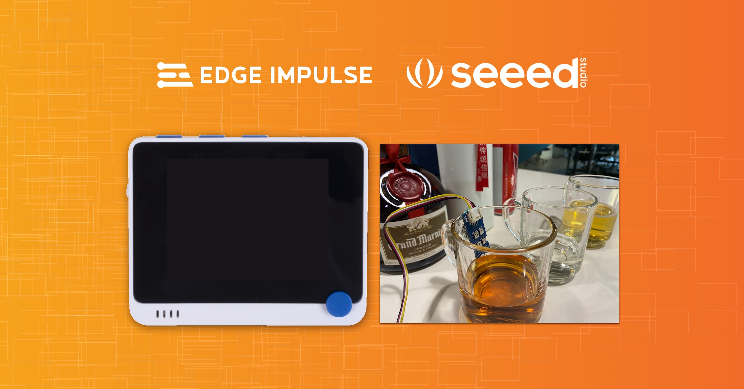 Seeed Wio Terminal supported by Edge Impulse (and it can sniff alcohol!)